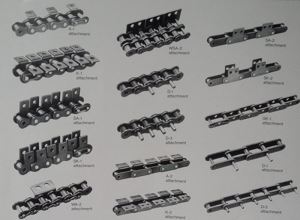 Engineering steel bushing chain and accessories